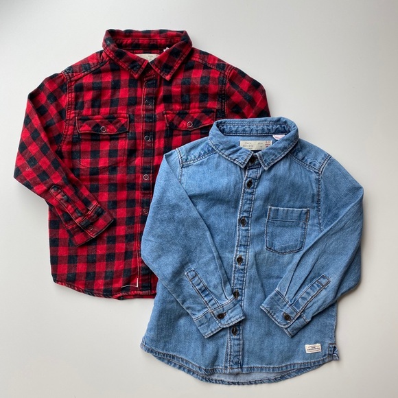 baby boy buffalo plaid shirt